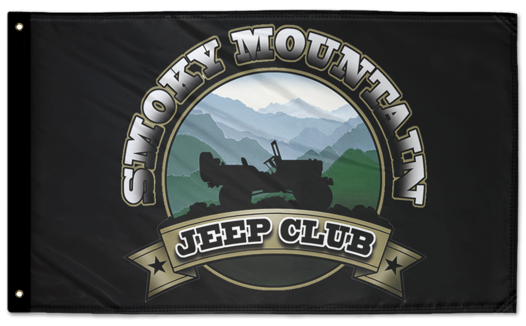 Smoky Mountain Jeep Club 3'x5' Double-Sided Flag