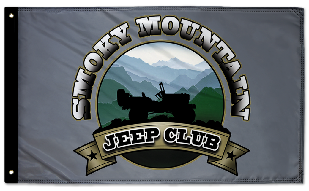 Smoky Mountain Jeep Club 3'x5' Double-Sided Flag