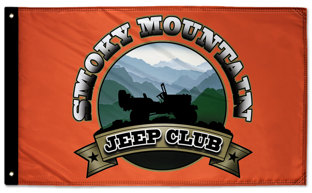 Smoky Mountain Jeep Club 3'x5' Double-Sided Flag