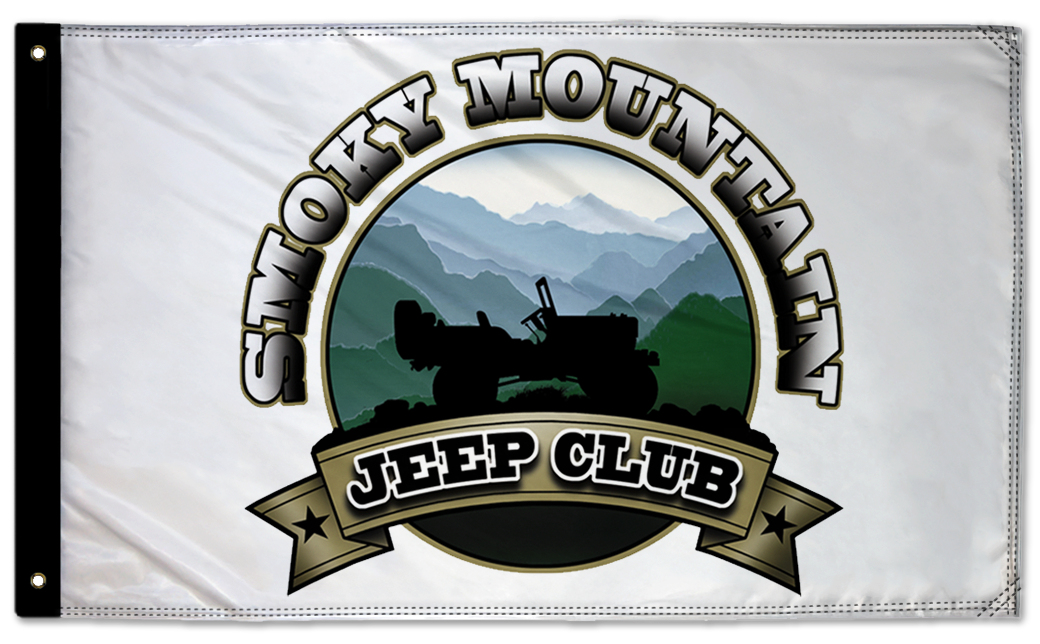 Smoky Mountain Jeep Club 3'x5' Double-Sided Flag