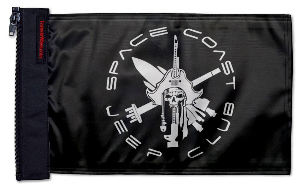 Space Coast Jeep Club 12"x18" Forever Wave Flag