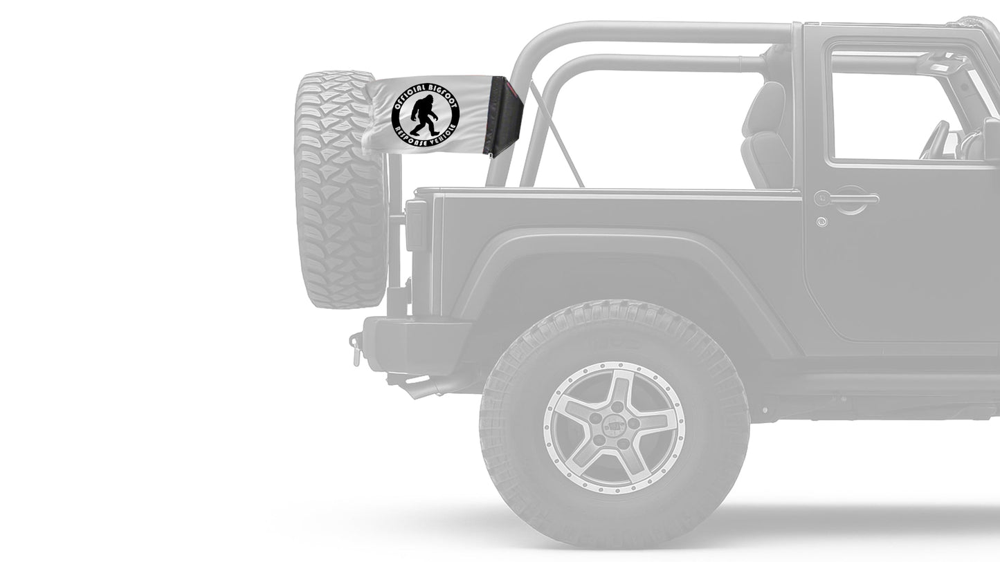Bigfoot 12"x18" Forever Wave Flag for Jeep Wrangler CJ-7 and CJ-8 1976-1986