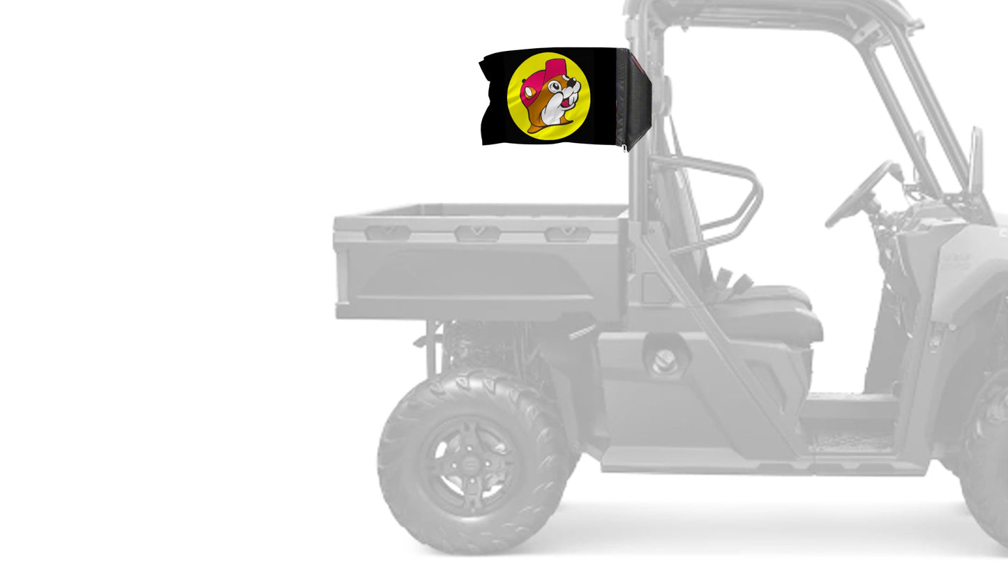 Buc-ees 12"x18" Forever Wave Flag for UTVs