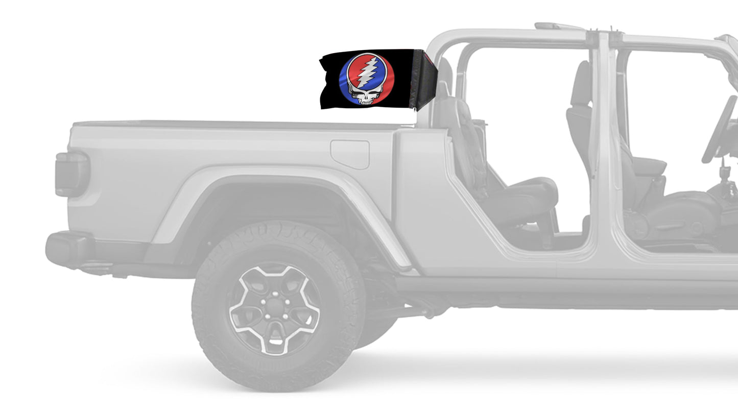 Grateful Dead 12"x18" Forever Wave Flag for Jeep Gladiator JT