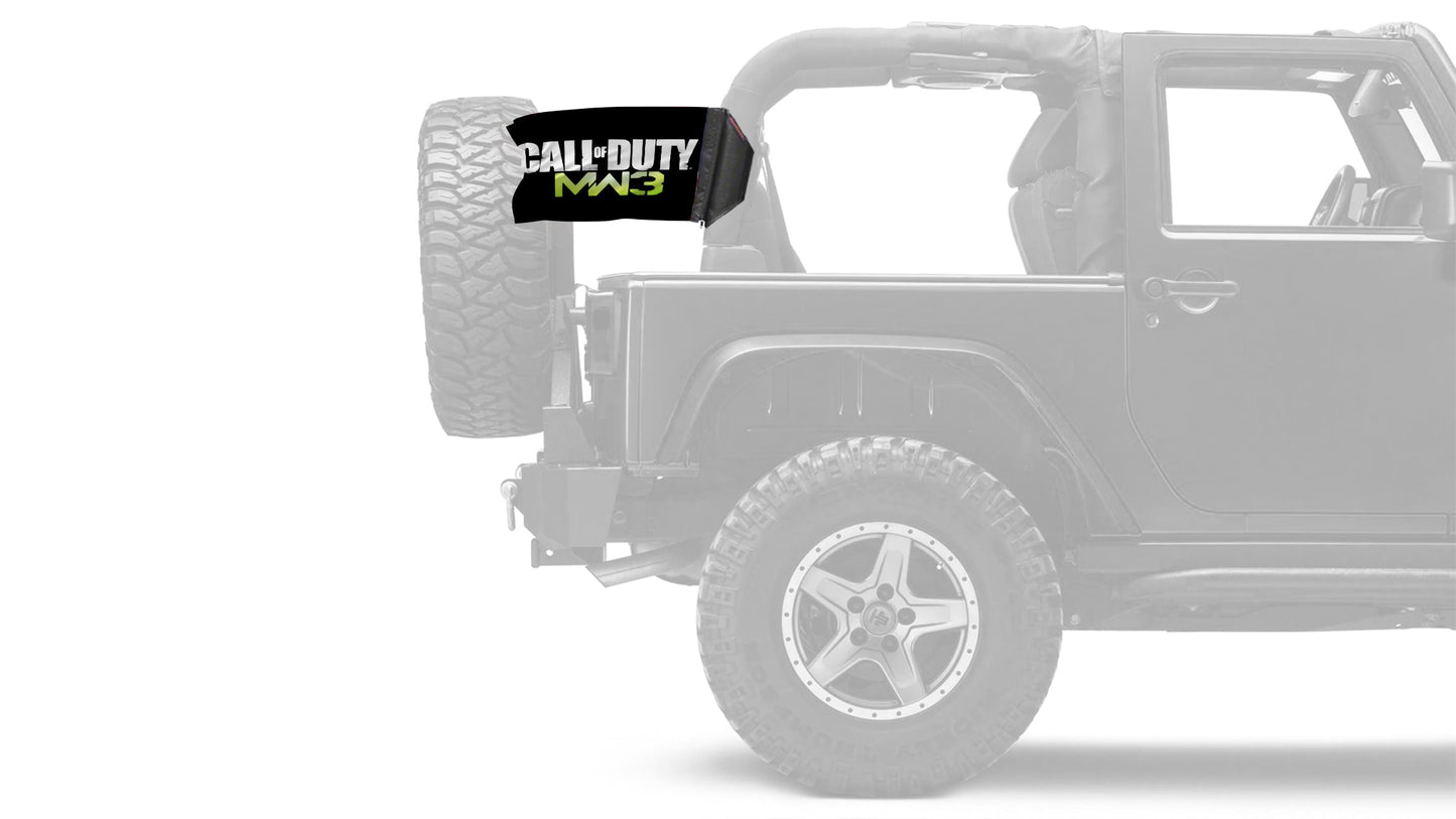 Call Of Duty 12"x18" Forever Wave Flag for Jeep Wrangler JK 2-Door 2007-2018