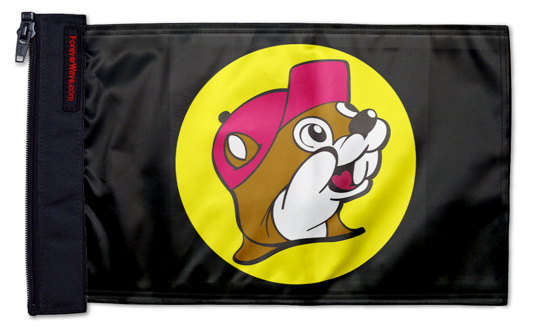 Buc-ees 12"x18" Forever Wave Flag