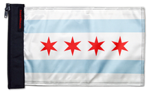 City of Chicago 12"x18" Forever Wave Flag for UTVs