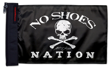 No Shoes Nation 12"x18" Forever Wave Flag