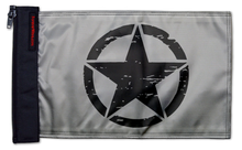Oscar Mike 12"x18" Forever Wave Flag for Jeep Wrangler JK 2-Door 2007-2018