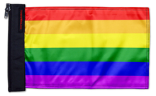 Rainbow 12"x18" Forever Wave Flag for Jeep Wrangler JL 2-Door 2018-Present