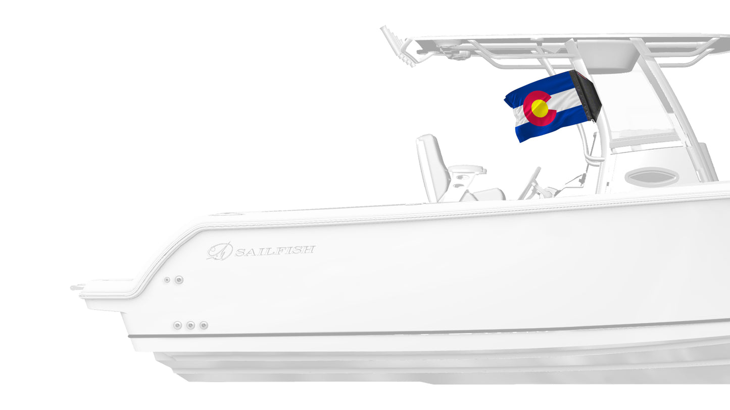 State Flag Colorado 12"x18" Forever Wave Flag
