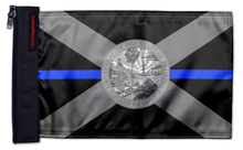 State Flag Florida Blue Line 12"x18" Forever Wave Flag for Jeep Wrangler CJ-7 and CJ-8 1976-1986