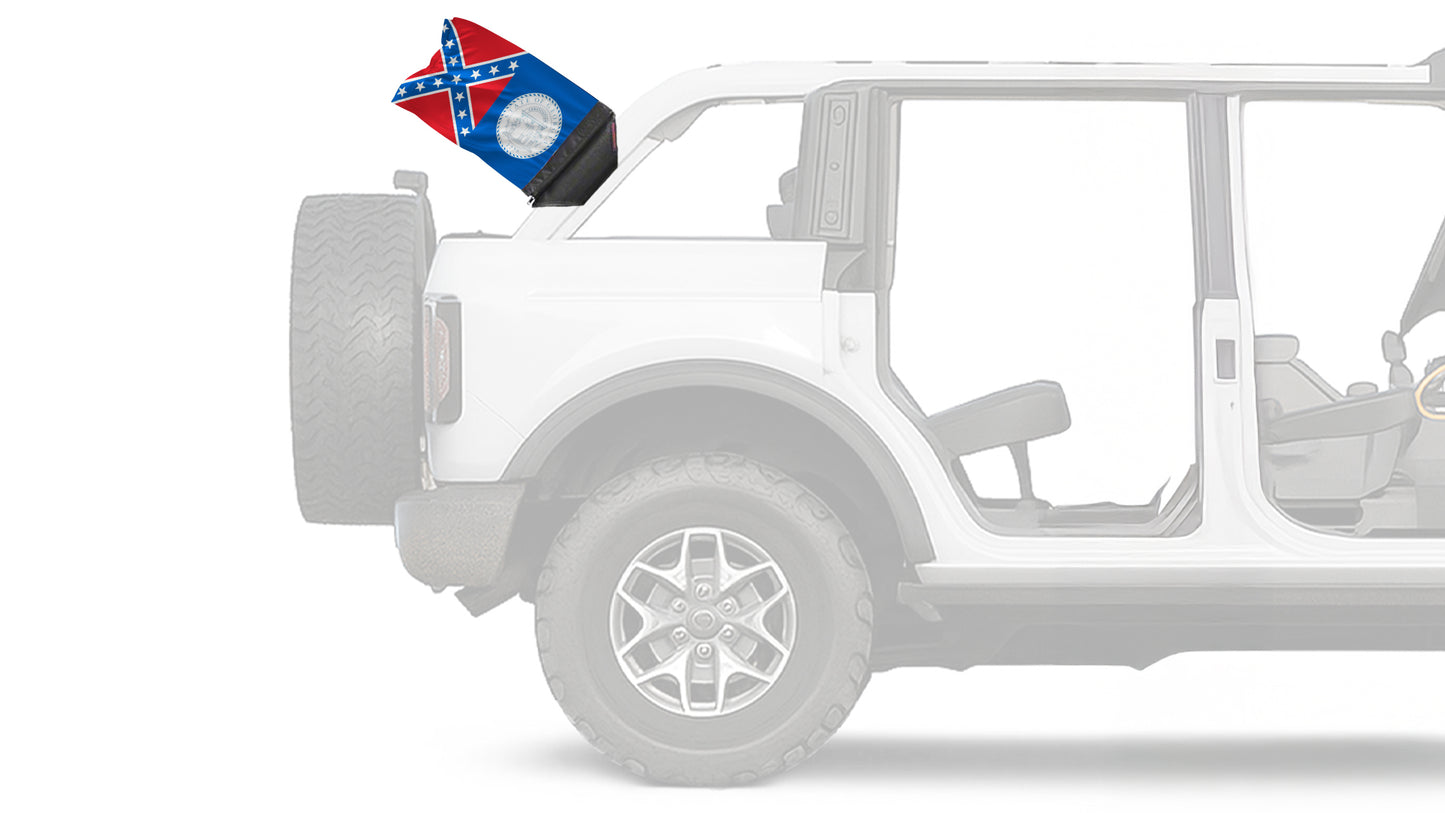 State Flag Georgia Old Style 12"x18" Forever Wave Flag