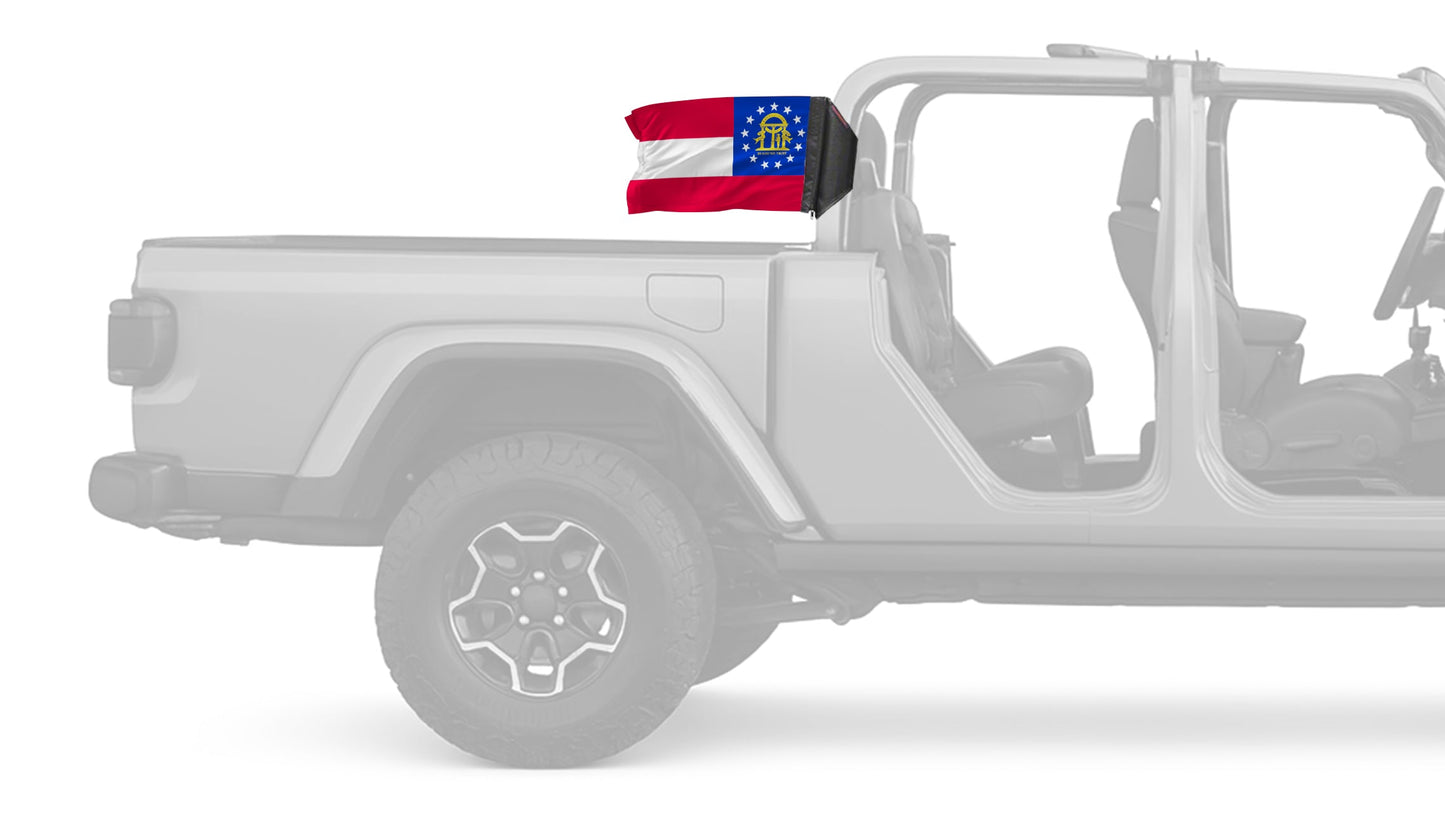Georgia 11"x17" Forever Wave Flag for Jeep Gladiator JT