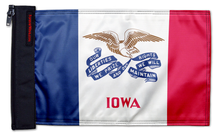 State Flag Iowa 12"x18" Forever Wave Flag for Jeep Wrangler TJ 1996-2006