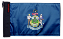 State Flag Maine 12"x18" Forever Wave Flag for Jeep Wrangler YJ 1986-1995