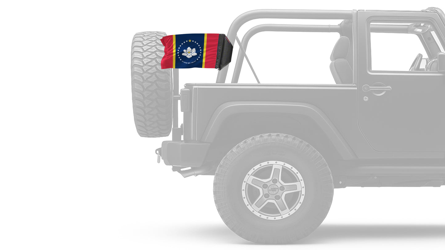 State Flag Mississippi Old Style 12"x18" Forever Wave Flag