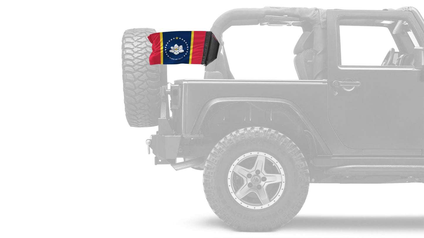 State Flag Mississippi Old Style 12"x18" Forever Wave Flag