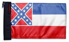 State Flag Mississippi 12"x18" Forever Wave Flag for Jeep Wrangler YJ 1986-1995