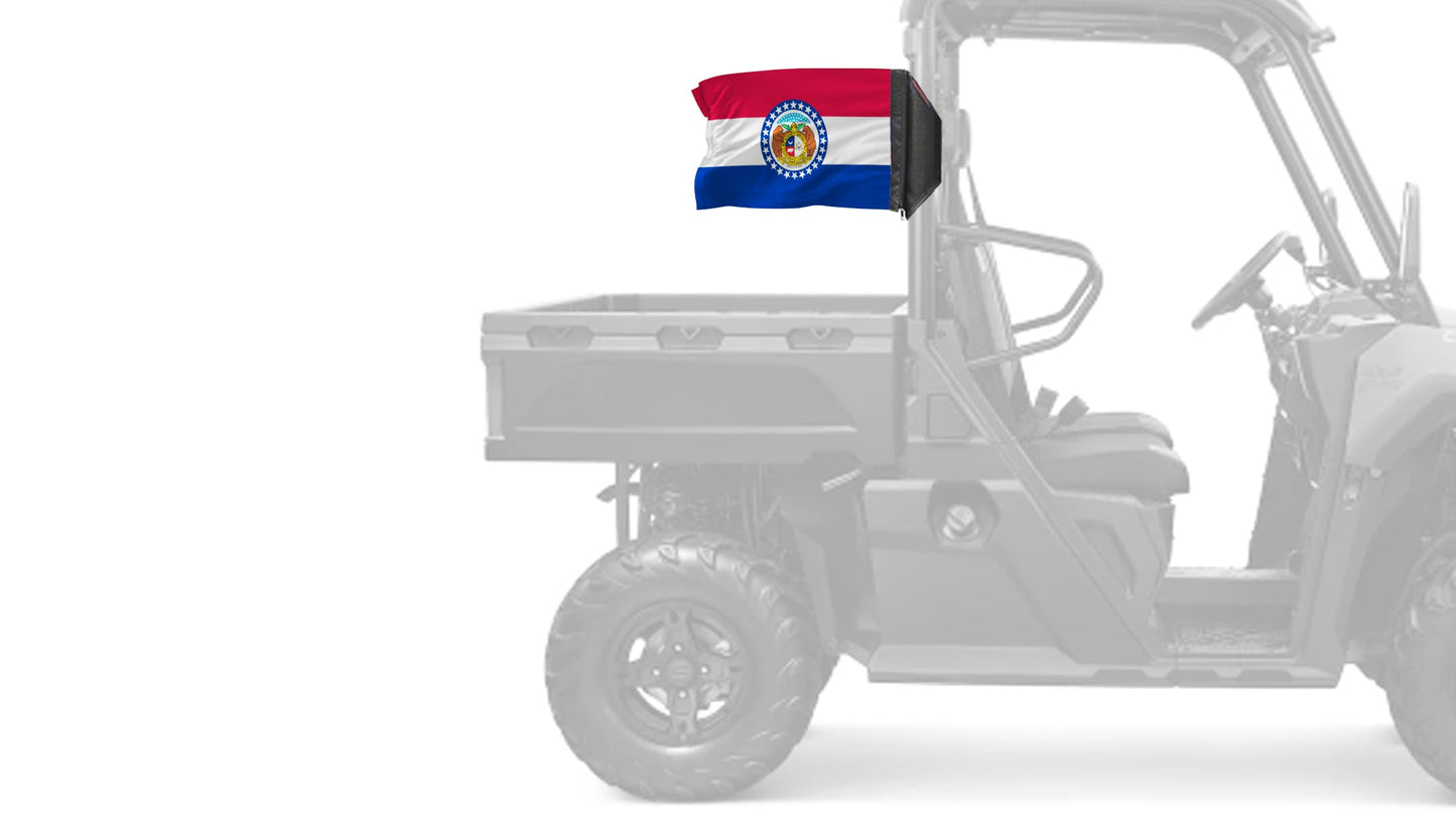 State Flag Missouri 12"x18" Forever Wave Flag for UTVs