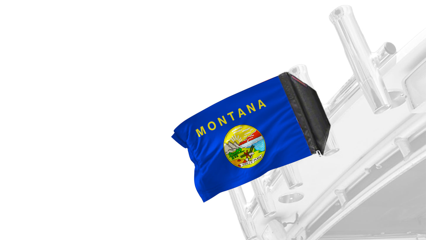 State Flag Montana 12"x18" Forever Wave Flag