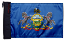 State Flag Pennsylvania 12"x18" Forever Wave Flag for Jeep Wrangler TJ 1996-2006