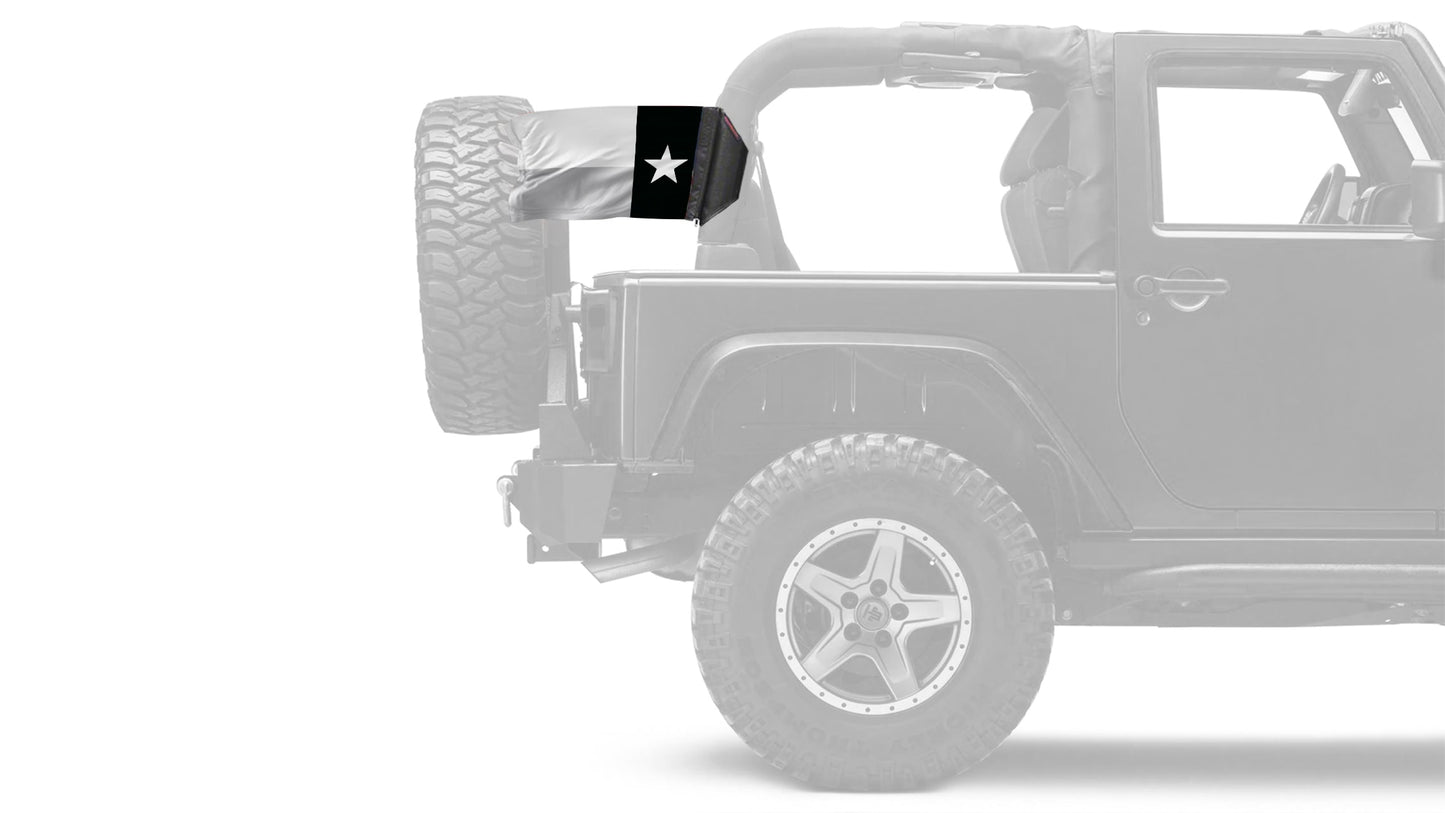 State Flag Texas Subdued 12"x18" Forever Wave Flag for Jeep Wrangler LJ 2003-2006