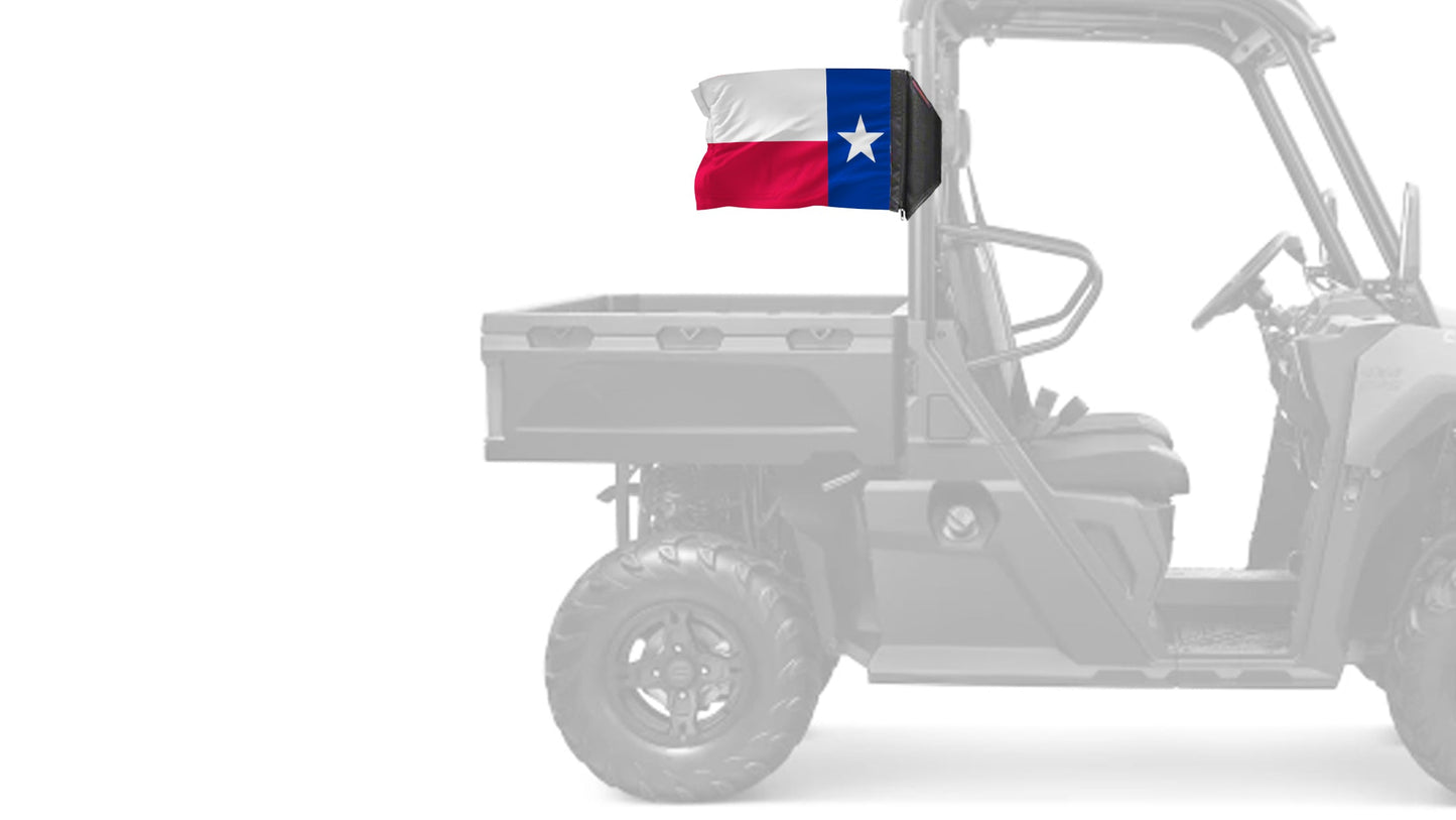 State Flag Texas 12"x18" Forever Wave Flag for UTVs