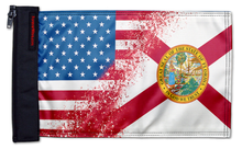 State Flag Florida USA 12"x18" Forever Wave zip-on flag for Jeep Wrangler LJ
