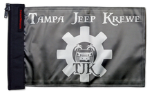 Tampa Jeep Krewe 12"x18" Forever Wave Flag