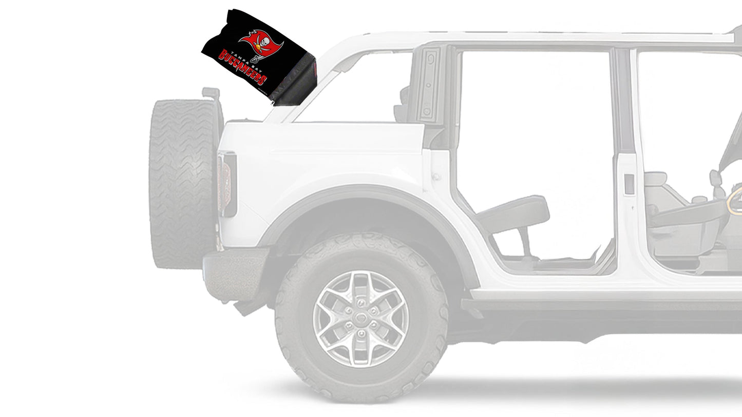 Tampa Bay Bucs 11"x17" Forever Wave Flag for Bronco