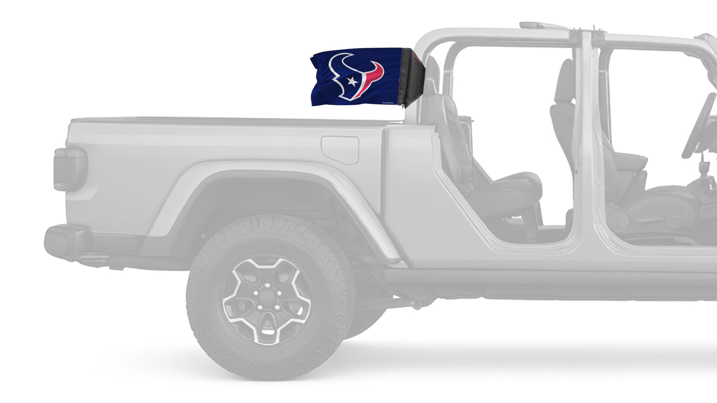 Houston Texans 11"x17" Forever Wave Flag for Jeep Gladiator JT
