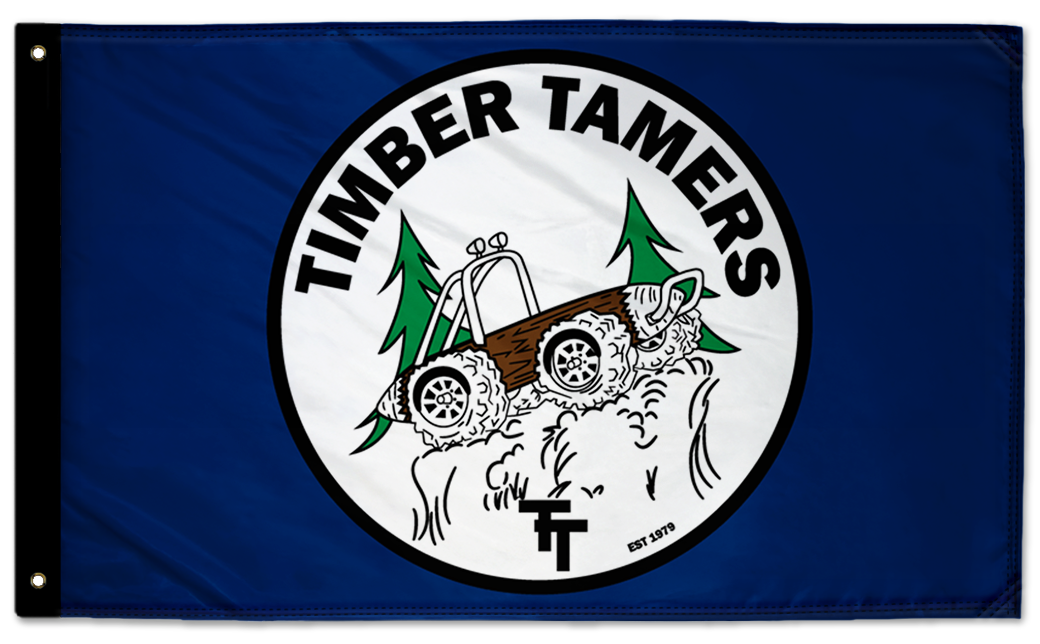 Timber Tamers Flag 3'x5' Double-Sided Flag