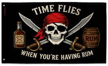 Time Flies 3'x5' double-sided flag made in the USA