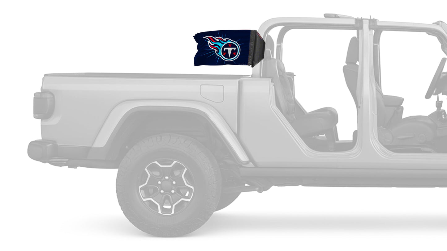 Tennessee Titans 11"x17" Forever Wave Flag for Jeep Gladiator JT
