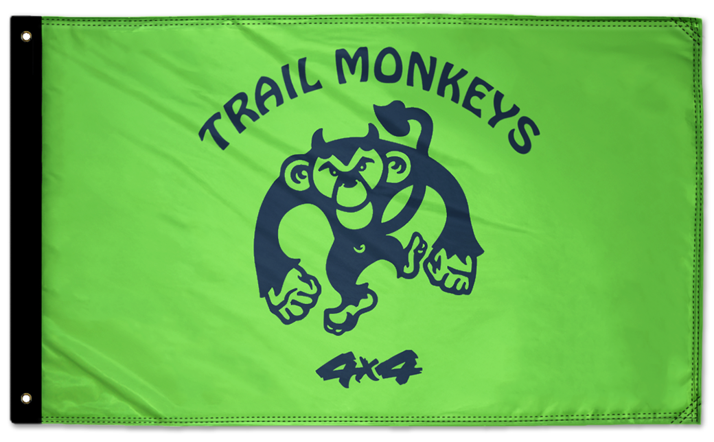 Trail Monkeys 4x4 Flag 3'x5' Double-Sided Flag