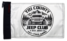 Tri County Jeep Club 12"x18" Forever Wave Flag