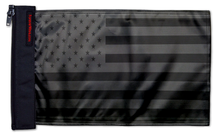 USA Black 12"x18" Forever Wave Flag for Jeep Wrangler JK 2-Door 2007-2018
