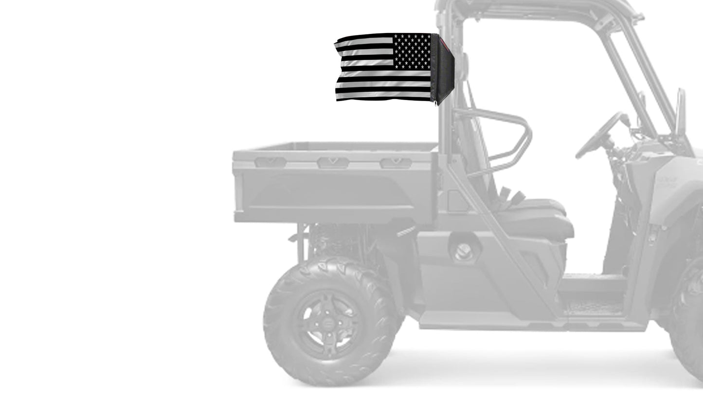 USA Subdued Tactical 12"x18" Forever Wave Flag for UTVs