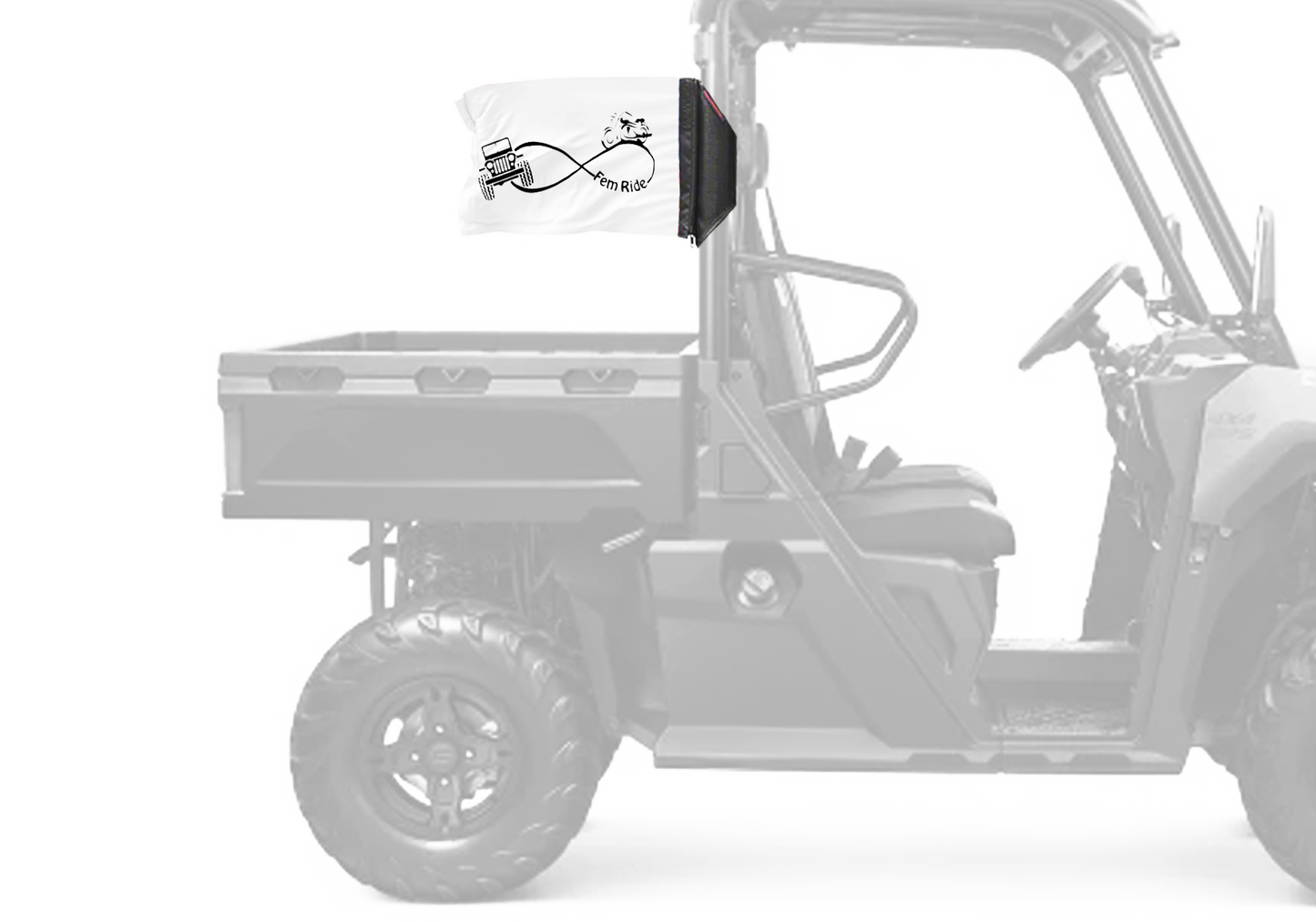 Fem Ride 12"x18" Forever Wave Flag for UTVs