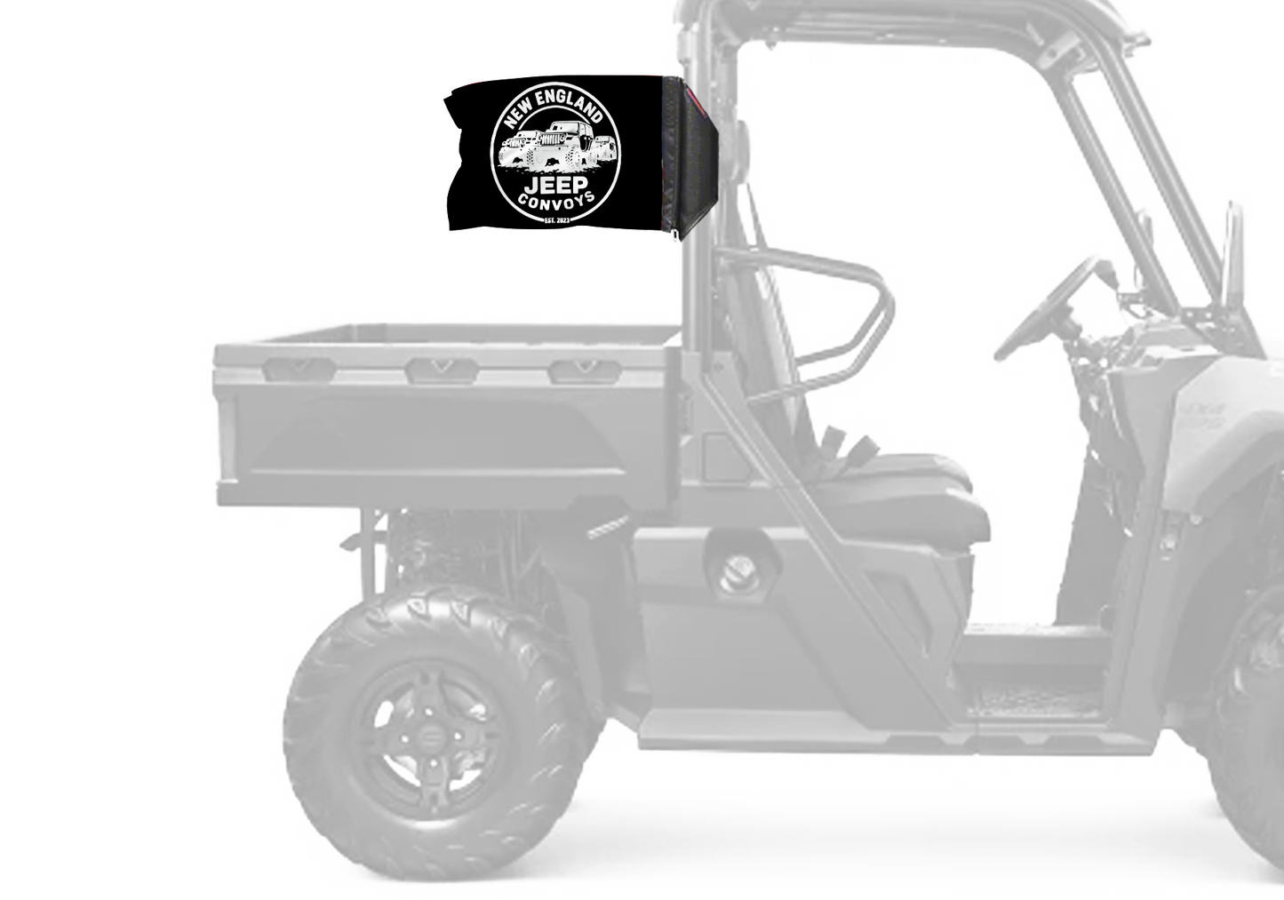New England Jeep Convoys 12"x18" Forever Wave Flag