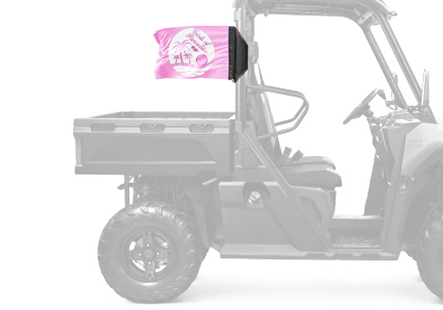 Girls Of Paradise 12"x18" Forever Wave Flag for UTVs