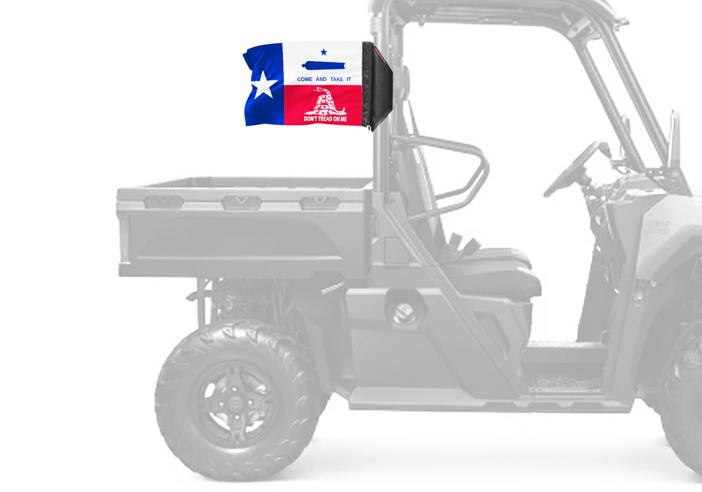 State Flag Texas Don't Tread 12"x18" Forever Wave Flag for UTVs