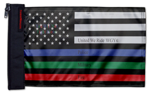 United We Ride Flag 12"x18" Forever Wave Flag