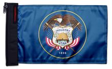 State Flag Utah "Old Style" 12"x18" Forever Wave Flag for Jeep Wrangler TJ 1996-2006