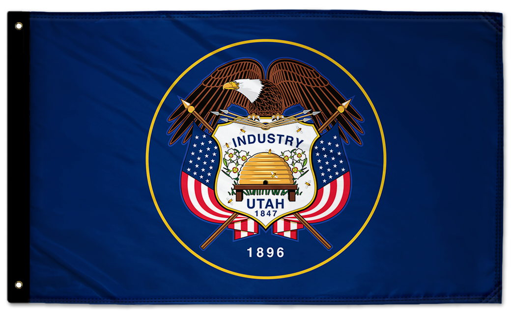 State Flag Utah "Old Style" 3'x5' Double-Sided Flag