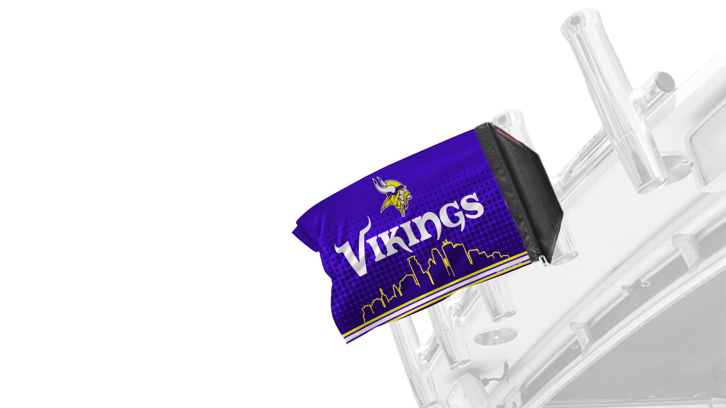 Minnesota Vikings 11"x17" Forever Wave Flag for Boats