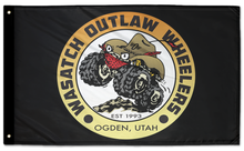 Wasatch Outlaw Wheelers Flag 3'x5' Double-Sided Flag