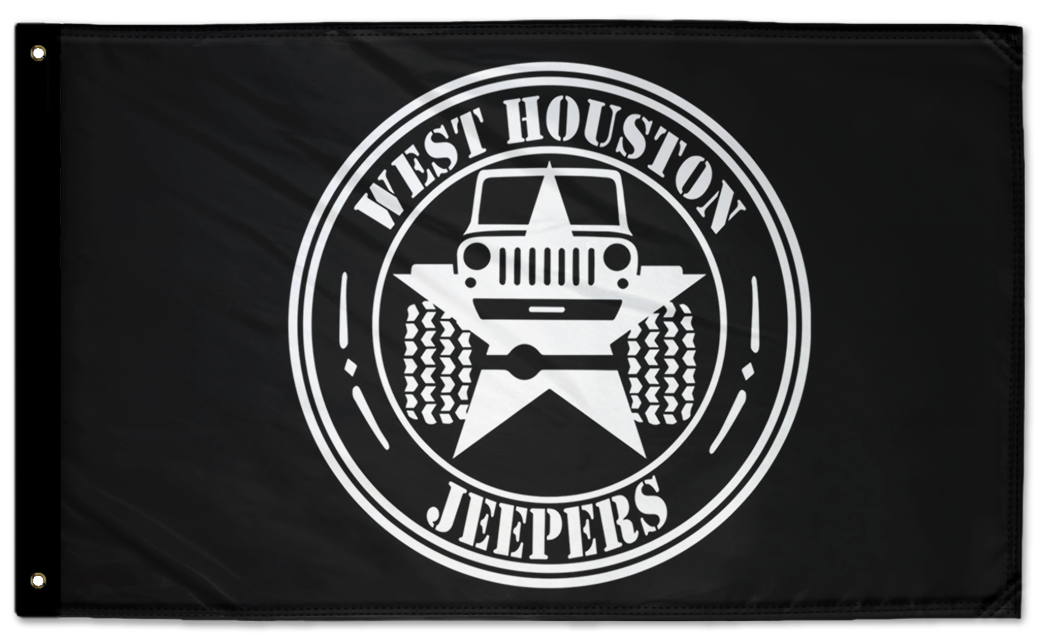 West Houston Jeepers 3'x5' Double-Sided Flag