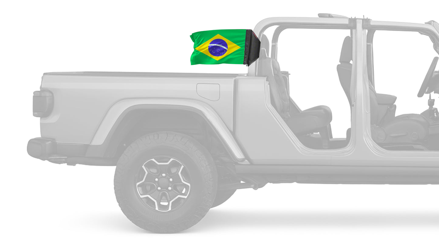 Brazil 12"x18" Forever Wave Flag